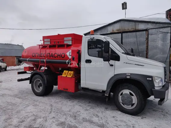 Автотопливозаправщик АТЗ-5 Газон ГАЗ C41R13 (насос СНВ–80АZ)  б/у