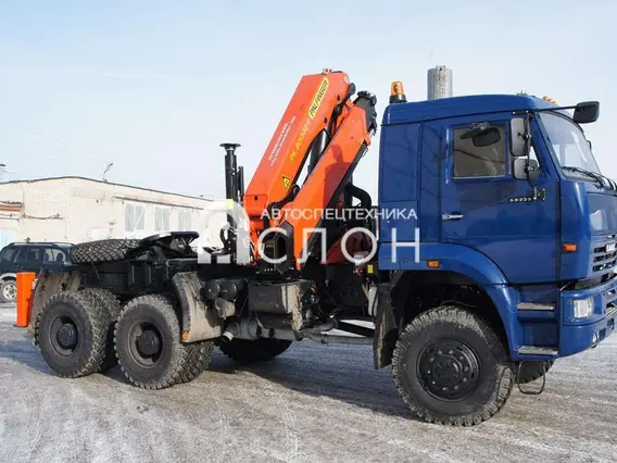 Тягач с КМУ Камаз 65225 2025 года новый