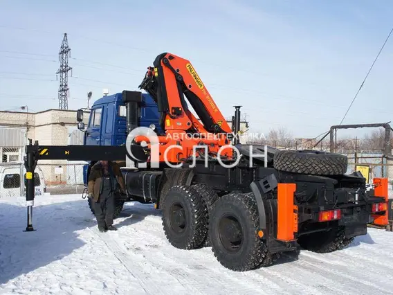 Тягач с КМУ Камаз 65225 2025 года новый фото 2