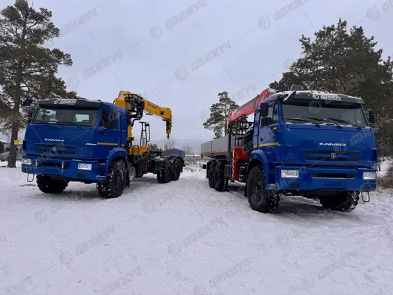 Тягач с КМУ Камаз 43118 2025 года новый фото 2
