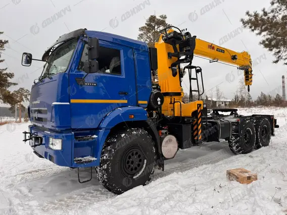 Тягач с КМУ Камаз 43118 2025 года новый