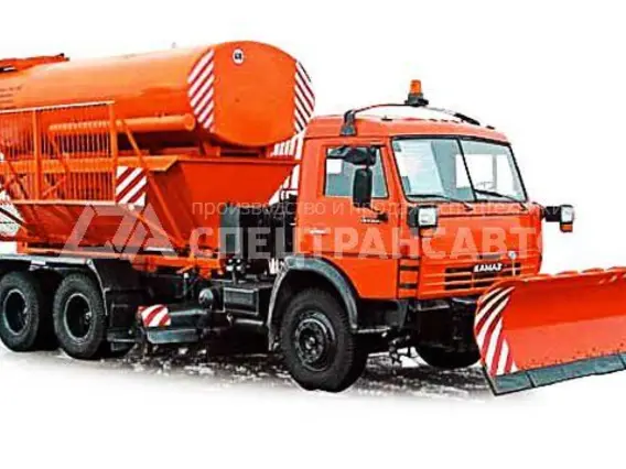 Дорожно-уборочный автомобиль Машина комбинированная ЭД-405 КАМАЗ-53215 (спальное место)  б/у