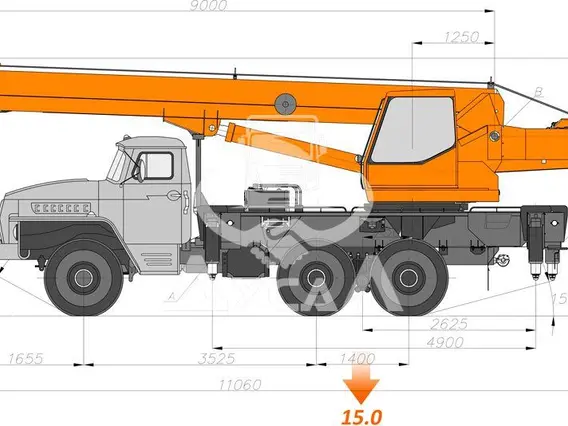 Автокран Урал 4320 2020 года новый