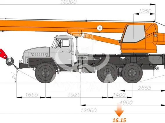 Автокран Урал 4320 2020 года новый