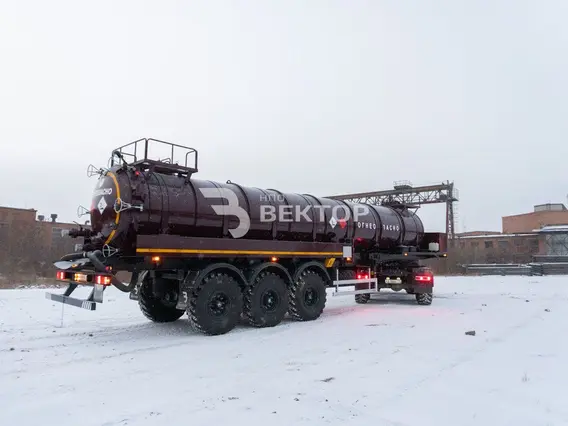Полуприцеп-цистерна вакуумная ППЦ 25ОД  б/у фото 5