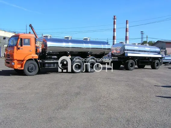 Пищевая автоцистерна АЦПТ Камаз 65115 2025 года новый фото 2