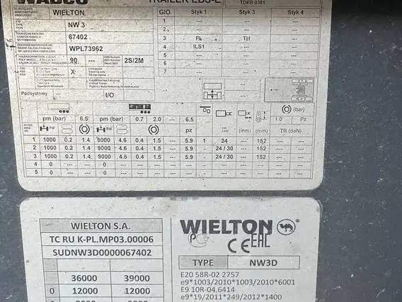 WIELTON NW3A24KO 2017 года б/у фото 9