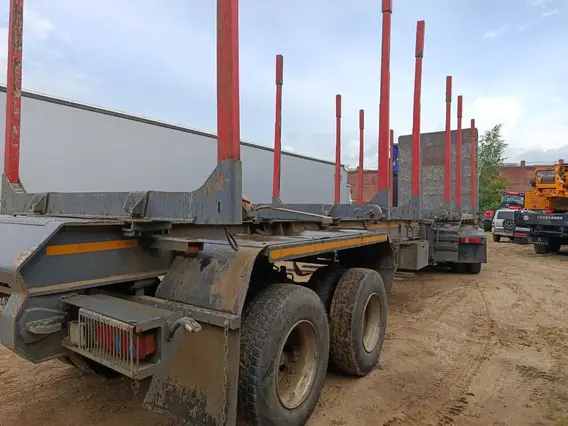 Полуприцеп-сортиментовоз СПЕЦАВТОКАМ 83703G 2022 года б/у фото 5