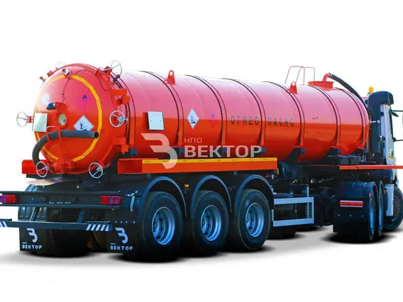Полуприцеп-цистерна вакуумная ППЦ 24  б/у