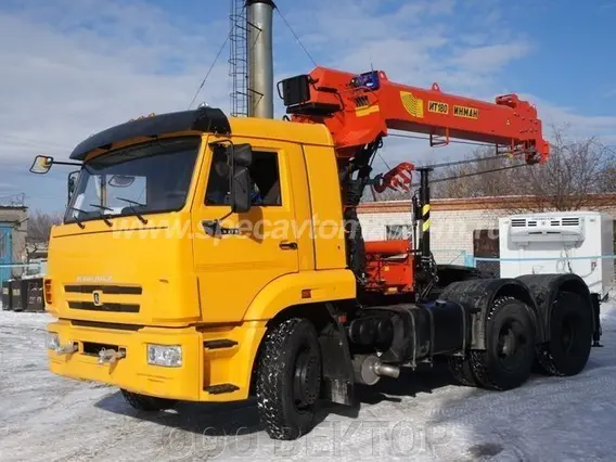 Тягач с КМУ Камаз 65115  б/у