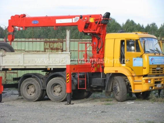 Тягач с КМУ Камаз 65115  новый