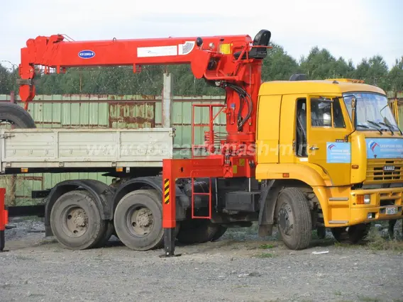Тягач с КМУ Камаз 65115  новый
