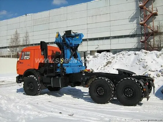 Тягач с КМУ Камаз 44108  новый фото 2