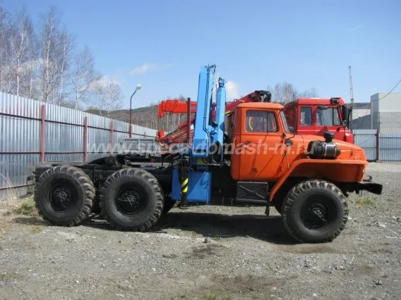 Тягач с КМУ Урал 44202  новый фото 2