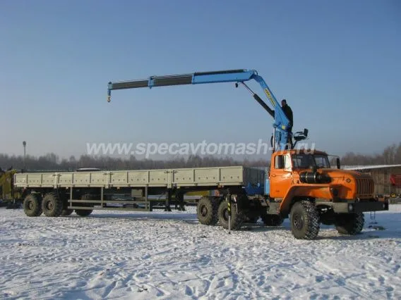 Тягач с КМУ Урал 44202  новый фото 2