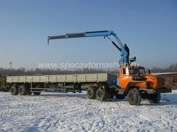 Тягач с КМУ Урал 44202  новый фото 2