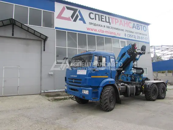 Тягач Седельный тягач КаМАЗ-43118 с КМУ ИМ-240-04 (КПП 154)  б/у