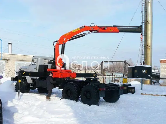 Тягач с КМУ Урал 4320 2025 года новый
