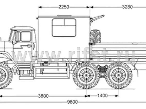 Грузопассажирский автомобиль Урал 4320  б/у