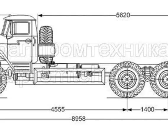 Шасси Урал 4320 2022 года новый