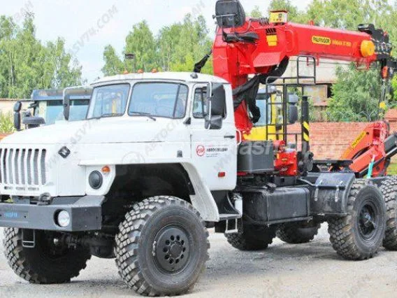 Тягач с КМУ Урал 4320  новый