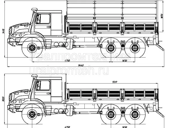 Бортовой Mercedes-Benz Zetros  б/у