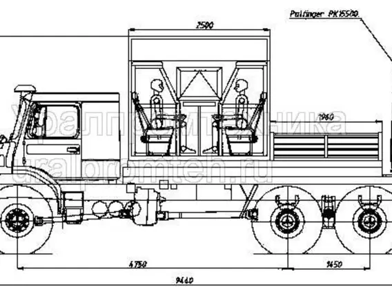 ПАРМ Mercedes-Benz Zetros б/у