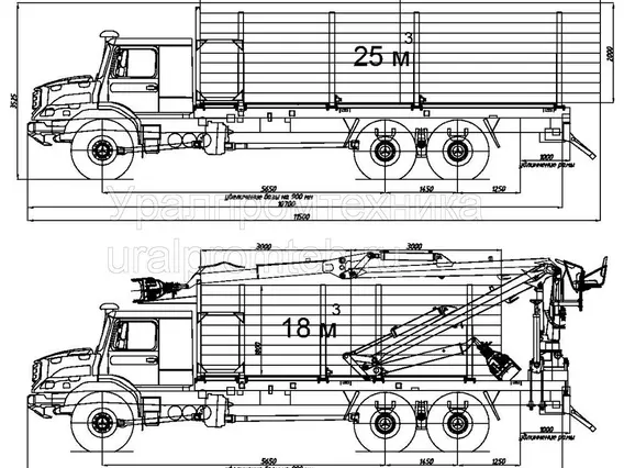 Сортиментовоз Mercedes-Benz Zetros б/у