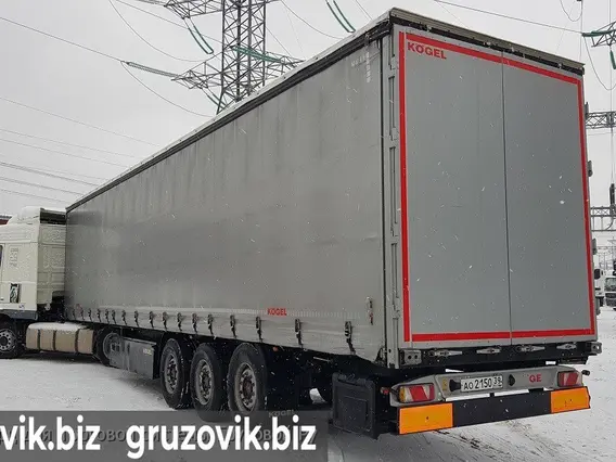 Шторный полуприцеп Kogel Cargo Strong SN 24 P 120V-1.130 2019 года б/у фото 17