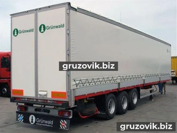 Шторный полуприцеп Grunwald Grunwald 2018 года новый фото 2