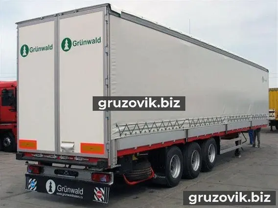 Шторный полуприцеп Grunwald Grunwald 2018 года новый фото 2