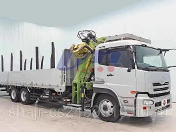 Лесовоз с КМУ Nissan Truck 2008 года б/у фото 2