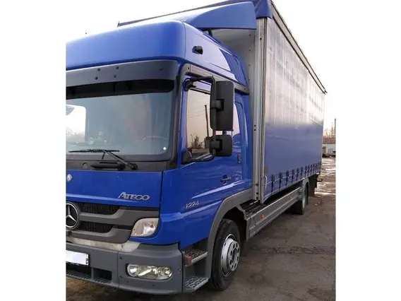 Тентованный грузовик Mercedes-Benz Atego 2012 года б/у фото 2