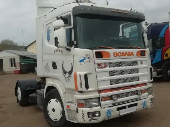 Тягач Scania R420 2002 года б/у фото 2