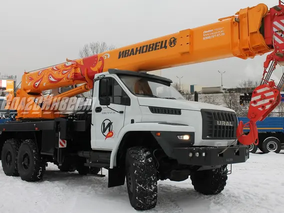 Автокран Урал 4320 NEXT Ивановец КС-45717-2Р 2025 года новый