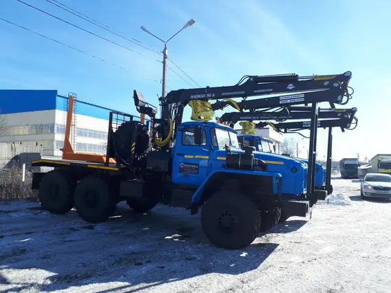 Лесовоз с КМУ Урал 55571-1151-60Е5 2018 года новый фото 3