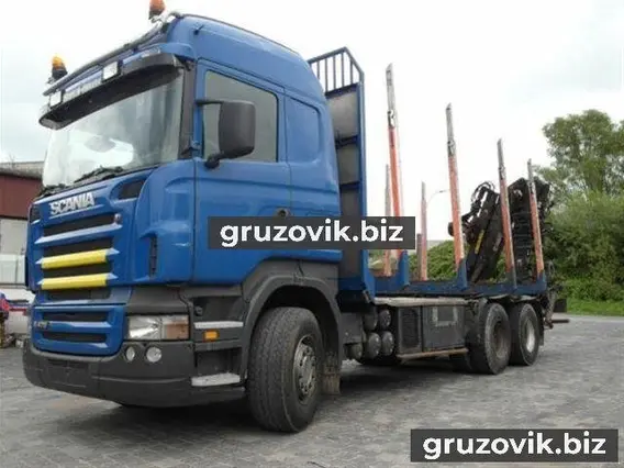 Лесовоз с КМУ Scania R470 2006 года б/у фото 7