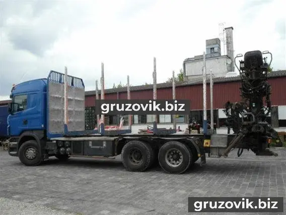 Лесовоз с КМУ Scania R470 2006 года б/у фото 6
