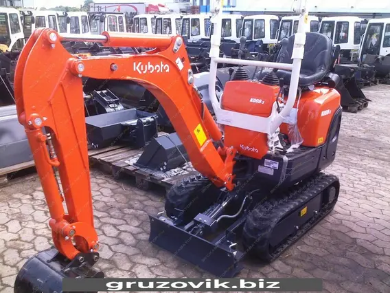 Экскаватор-погрузчик Kubota K008-3 2019 года б/у фото 3