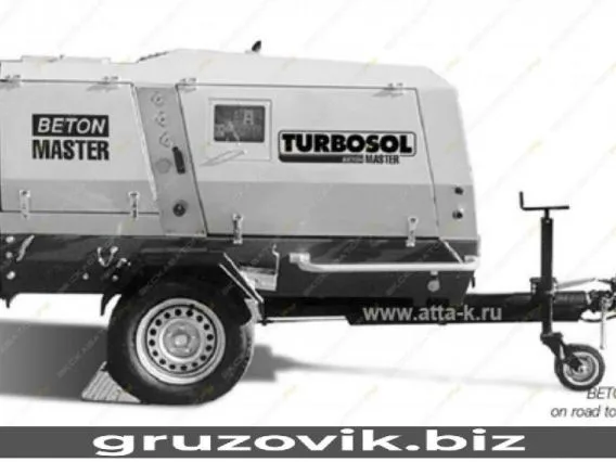 Прицепной бетононасос Turbosol BM15 2018 года б/у фото 3