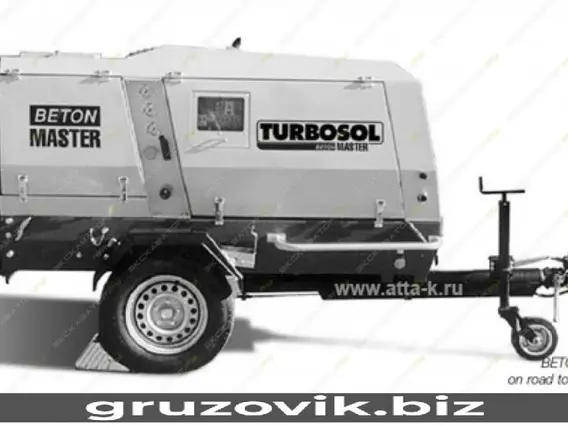 Прицепной бетононасос Turbosol BM15 2018 года б/у фото 3
