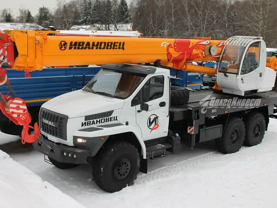 Автокран Урал 4320 NEXT Ивановец КС-45717-2Р 2025 года новый фото 2
