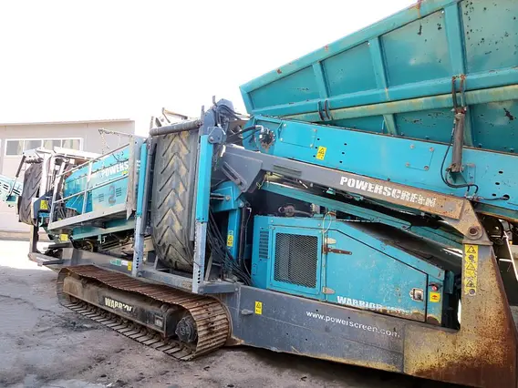 Дробильная установка Powerscreen Warrior 1800 2013 года б/у фото 2