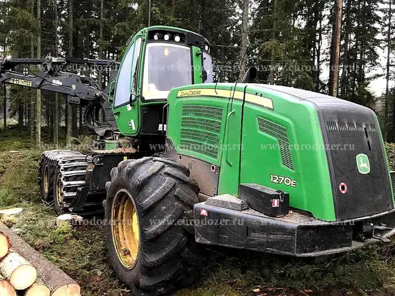 Харвестер John Deere 1270E 2010 года б/у фото 2