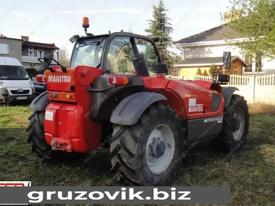 Телескопический погрузчик Manitou MLT 634-120 2007 года б/у фото 2
