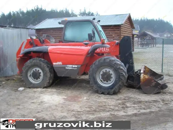 Телескопический погрузчик Manitou MVT 675 2005 года б/у фото 2