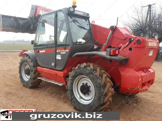 Телескопический погрузчик Manitou MT 1435 HSL 2008 года б/у фото 2