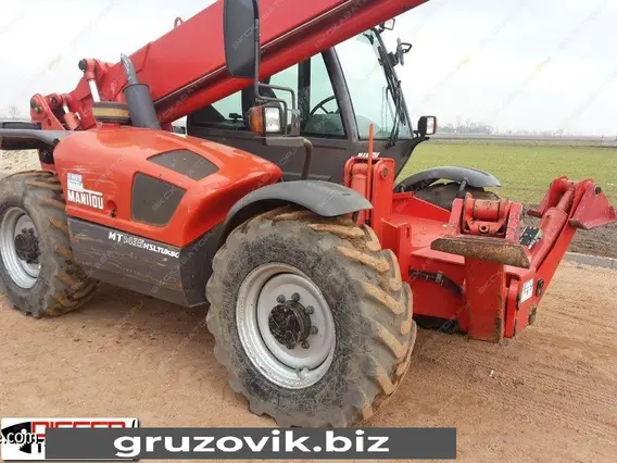 Телескопический погрузчик Manitou MT 1435 HSL 2008 года б/у фото 4