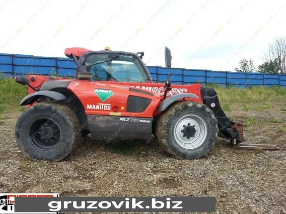 Телескопический погрузчик Manitou MLT 731 T 2009 года б/у фото 4