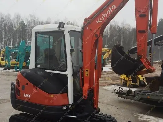 Экскаватор Kubota KX61-3 2007 года б/у фото 2